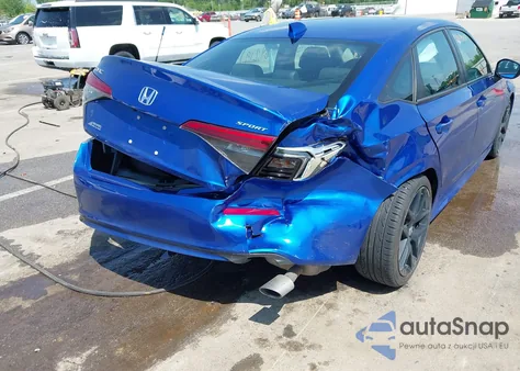 2022 Honda Civic Sport из США, поврежденный, VIN 2HGFE2F59NH576040